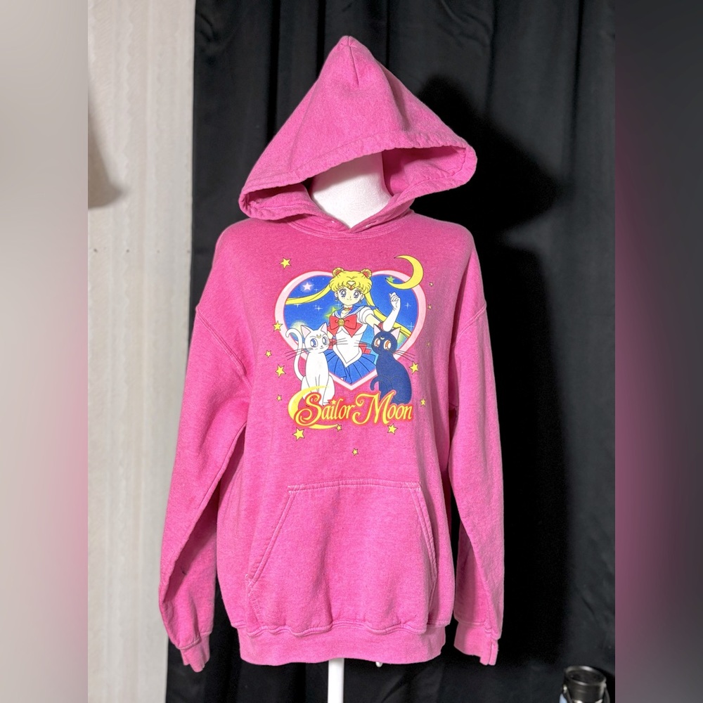 Sailor Moon Pink Graphic Hoodie